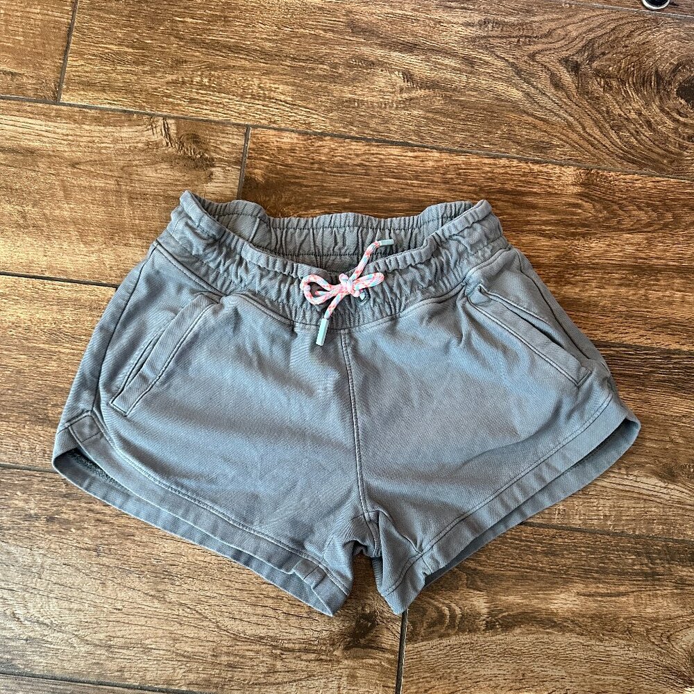 Athleta Girl Cotton Grey Shorts Size 8-10